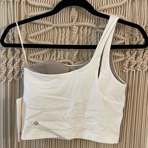 Lululemon ribbed nulu asymmetrical yoga tank - Picture 2 of 2